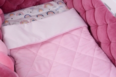 Дитячий постільний комплект Veres Velour Rainbow 5 одиниць